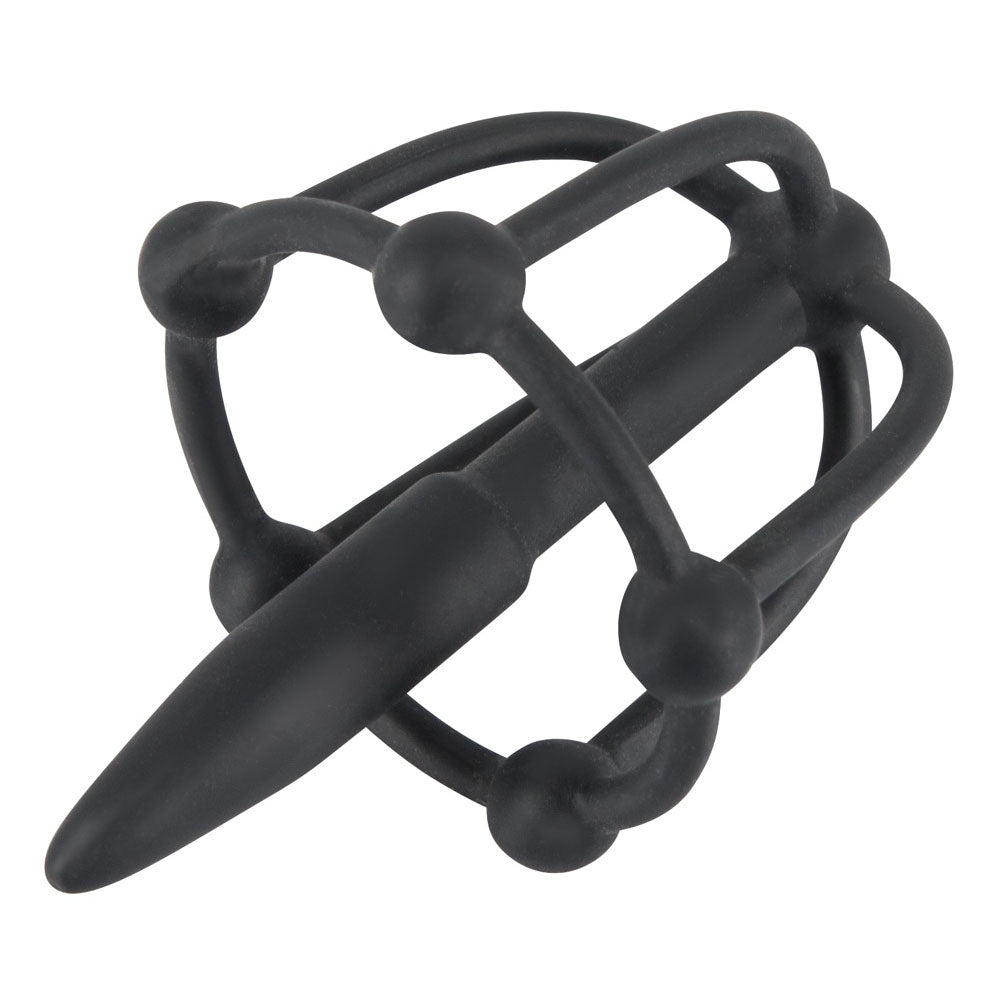 Silicone Penis Plug with Glans Cage – Soft Flexible Penis Plug > Sex Toys For Men > Sounding Rods