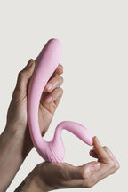 Adrien Lastic G-Wave Pink 18cm Ultra-Flexible Rabbit Vibrator | G-Spot > Sex Toys For Ladies > G-Spot Vibrators