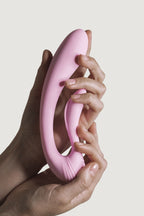 Adrien Lastic G-Wave Pink 18cm Ultra-Flexible Rabbit Vibrator | G-Spot > Sex Toys For Ladies > G-Spot Vibrators