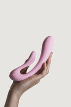 Adrien Lastic G-Wave Pink 18cm Ultra-Flexible Rabbit Vibrator | G-Spot > Sex Toys For Ladies > G-Spot Vibrators