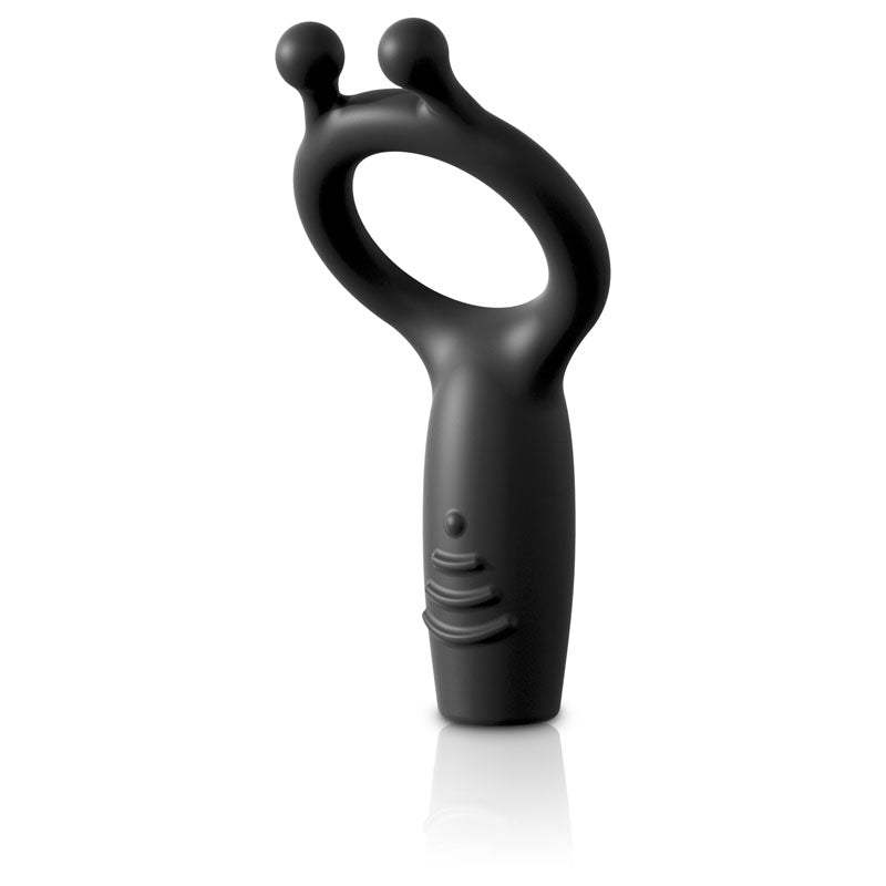 Sir Richards Vibrating Silicone Super C-Ring 4.8 Inch Grey Rechargeable Secondary image