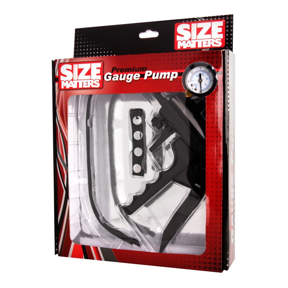 Size Matters Premium Gauge Pump (Black) – Premium Penis Pump > Pumps > Penis Pumps Performance
