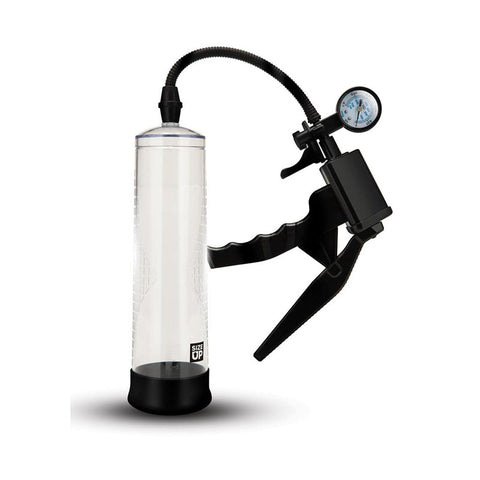 Size Up Ergonomic Trigger Penis Pump With Pressure Gauge Pumps - Performance