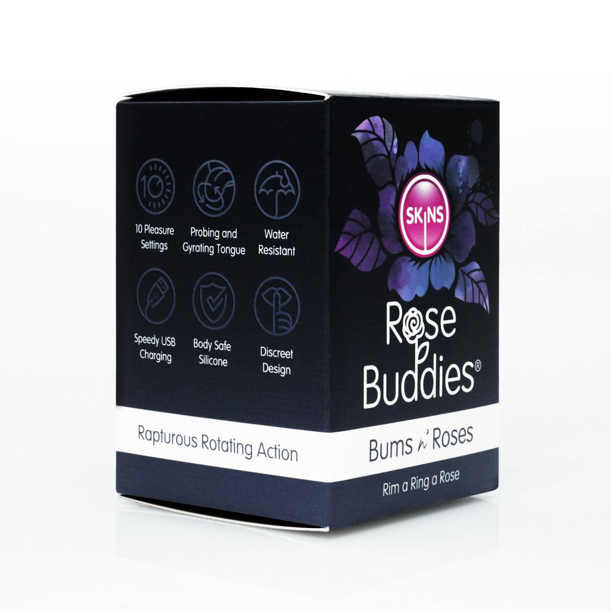 Skins Rose Buddies Bum and Roses – Silicone Butt Plug > Anal Range > Anal Probes