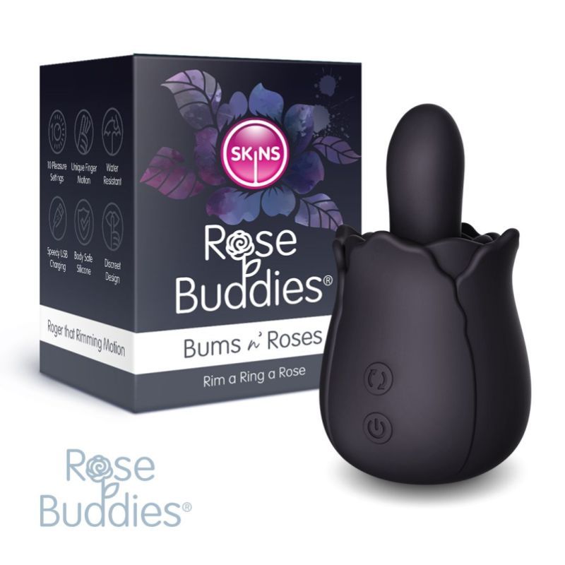 Skins Rose Buddies Bum and Roses – Silicone Butt Plug > Anal Range > Anal Probes
