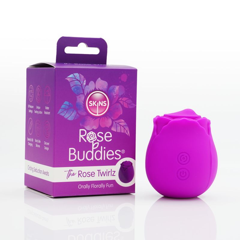 Skins Rose Buddies The Rose Twirls – Luxury Oral Stimulator Secondary image