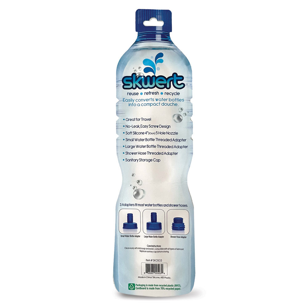 Skwert 5 Piece Water Bottle Converter Douche Kit – Portable Cleansing System > Essentials > Douches