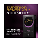 Skyn Elite – Ultra Thin Non-Latex Condoms – 6, 10 & 18 Pack > Essentials > Condoms > Non-Latex