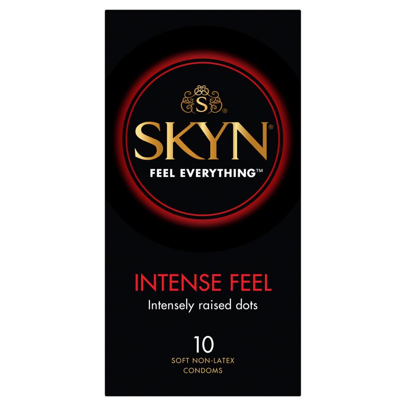 Skyn Intense Feel Condoms – Textured with Raised Dots 10 Pack Secondary image