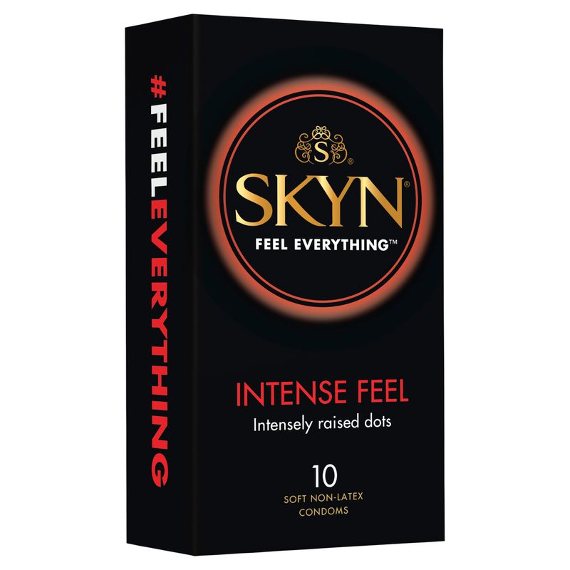 Skyn Intense Feel Condoms – Textured with Raised Dots 10 Pack > Essentials > Condoms > Non-Latex