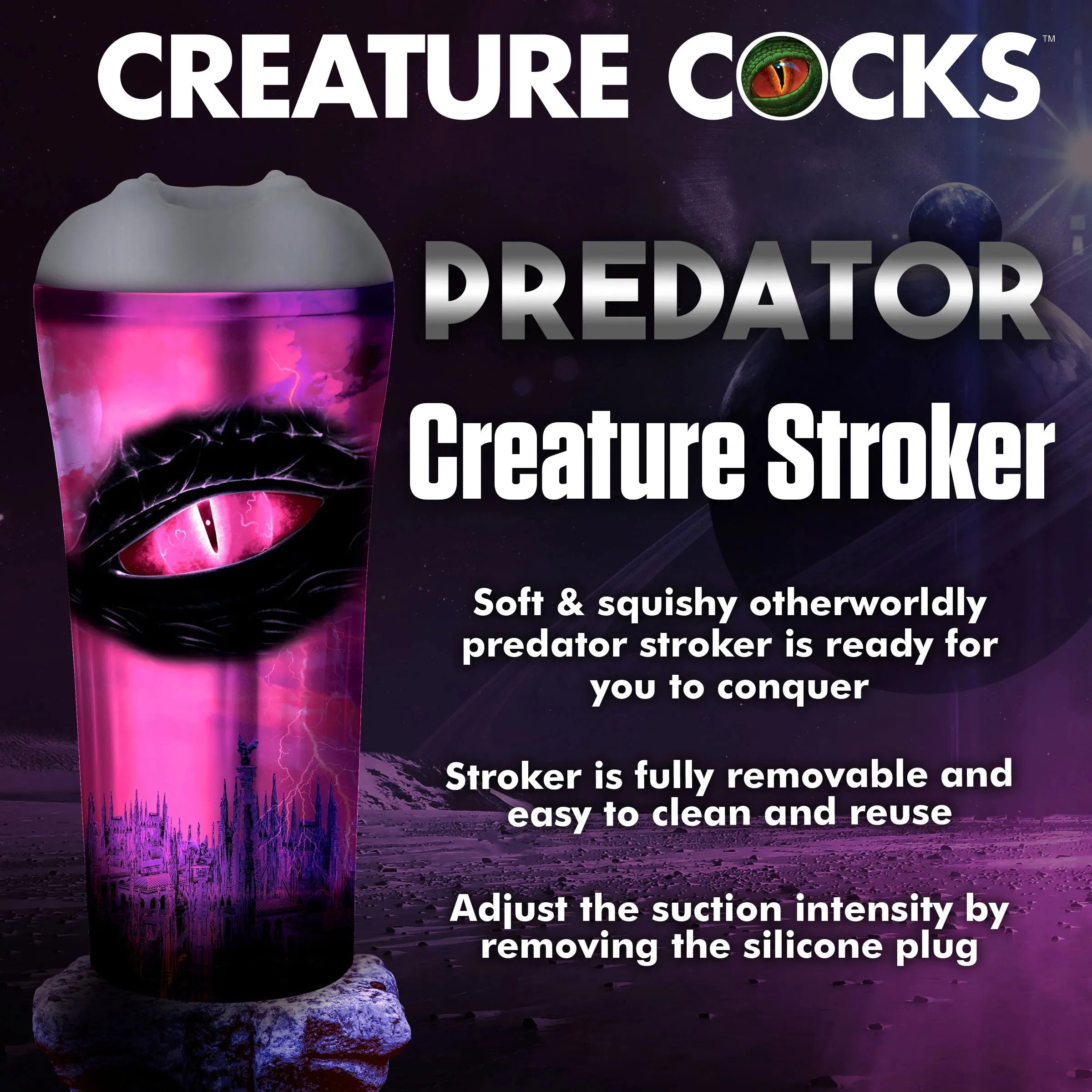 Creature Cocks Predator Creature – Stroker > Sex Toys For Men > Masturbators > Fantasy