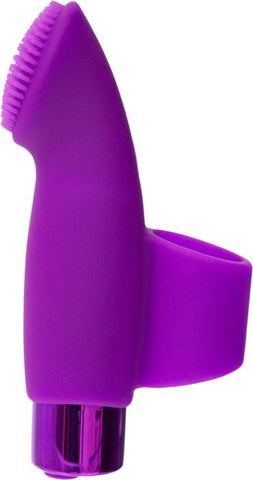 Naughty Nubbies Finger Vibe w Mini Powerbullet Purple Massager > Vibrators > Finger Vibrators