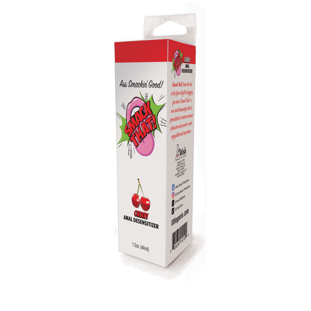 Smack That Cherry Flavoured Anal Desensitiser 44ml Tube Anal Lubricant