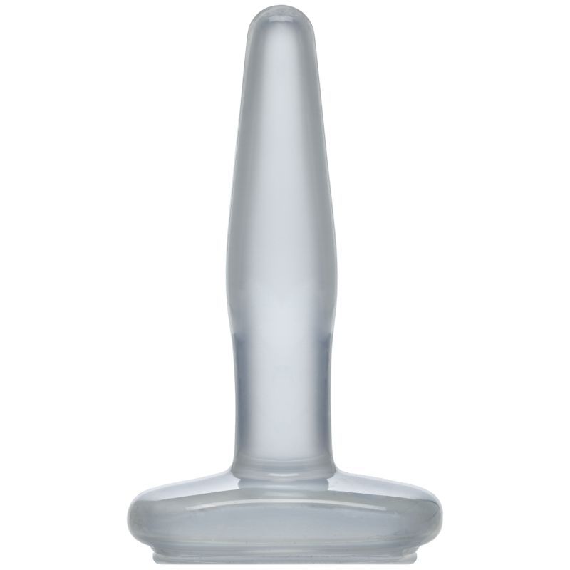 Small Butt Plug Clear 4 Inch Beginner Friendly Toy Butt Plugs