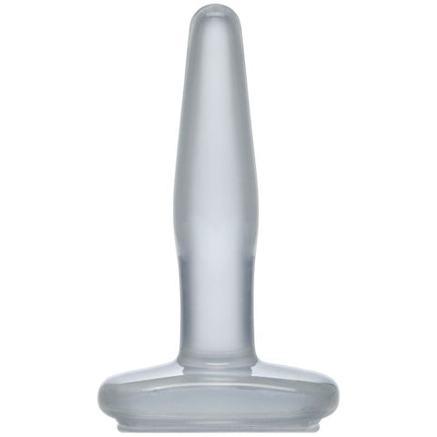 Small Butt Plug Clear 4 Inch Beginner Friendly Toy Butt Plugs