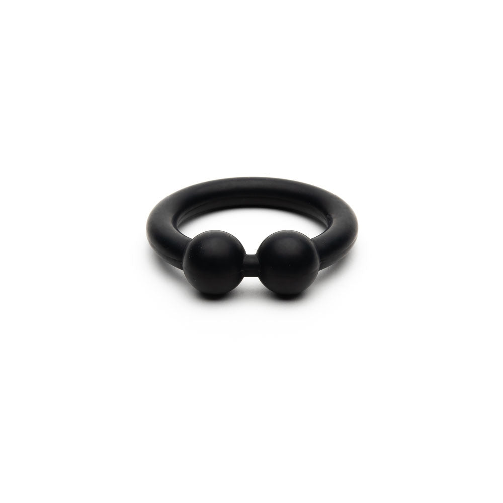 Sport Fucker Bullring - Silicone Cock Ring - Black 48mm COCK RINGS