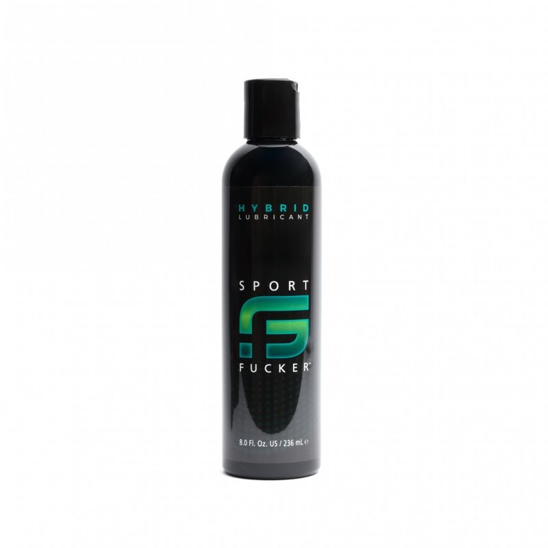 Sport Fucker Hybrid Lubricant 8 Ounce 236 ml Black Hybrid Lube