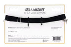 Sportsheets Chain Lace Garters Adjustable Fit Adult Accessory > Clothes > Lingerie Sets