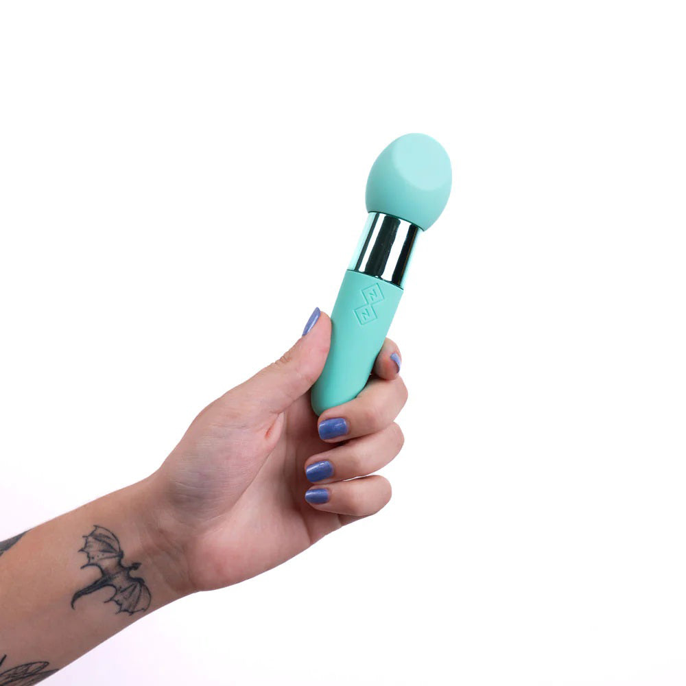 Rina Dual Motor Vibrator - Teal, 13 cm > Sex Toys > Mini Massagers