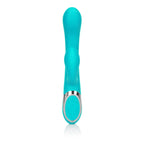 Enchanted Lover Vibrating Massager with Rotating Beads and Clitoral Stimulator in Teal Silicone > Vibrators > Ladies > Rabbit