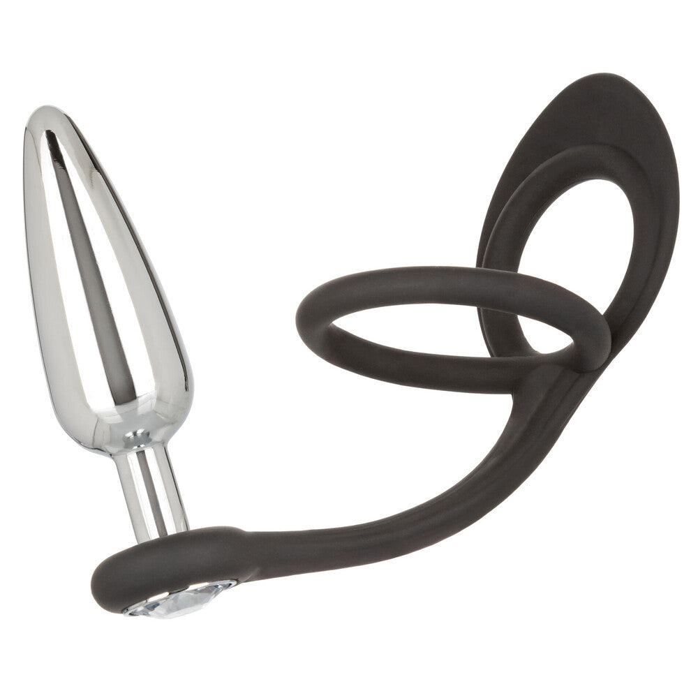 Star Fucker Anal Plug And Adjustable Silicone Cock Ring COCK RINGS