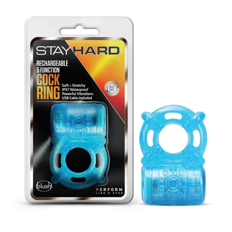 Stay Hard 5 Function Cock Ring - Vibrating Ring > Cock Ring > Vibrating Main image