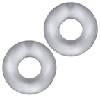 Stiffy 2 Piece Bulge Cockrings by HunkyJunk Ice Clear > Cock Ring > Sets