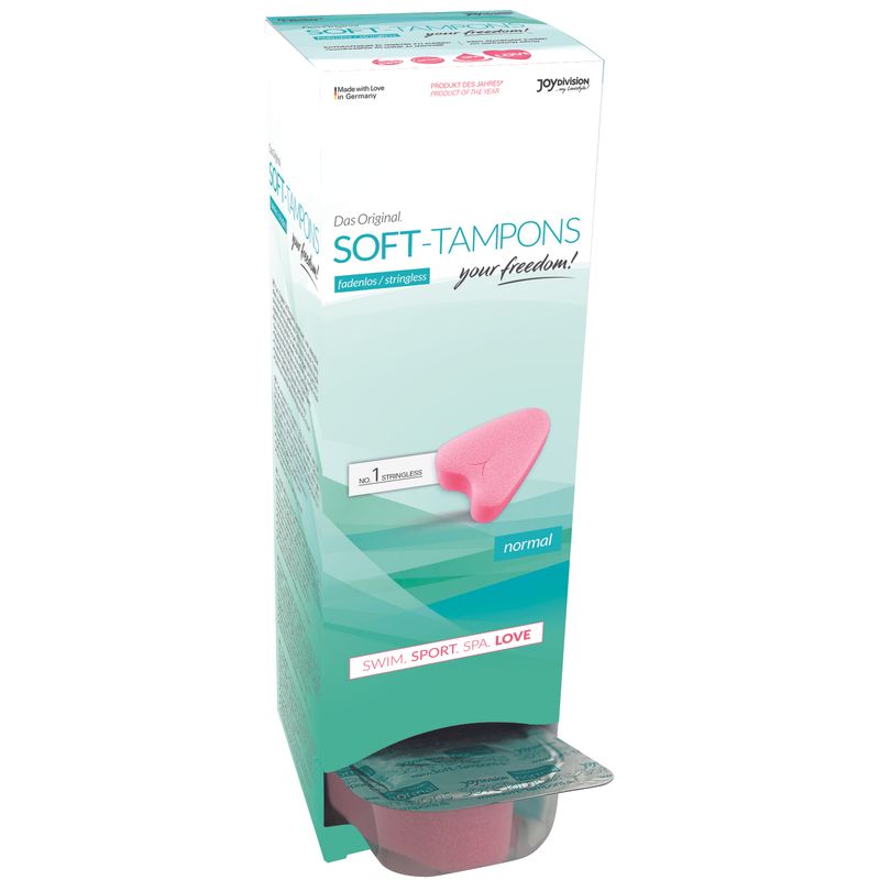 Stringless Original Soft Tampon Normal Absorbency 12 > Essentials > Menstrual Products