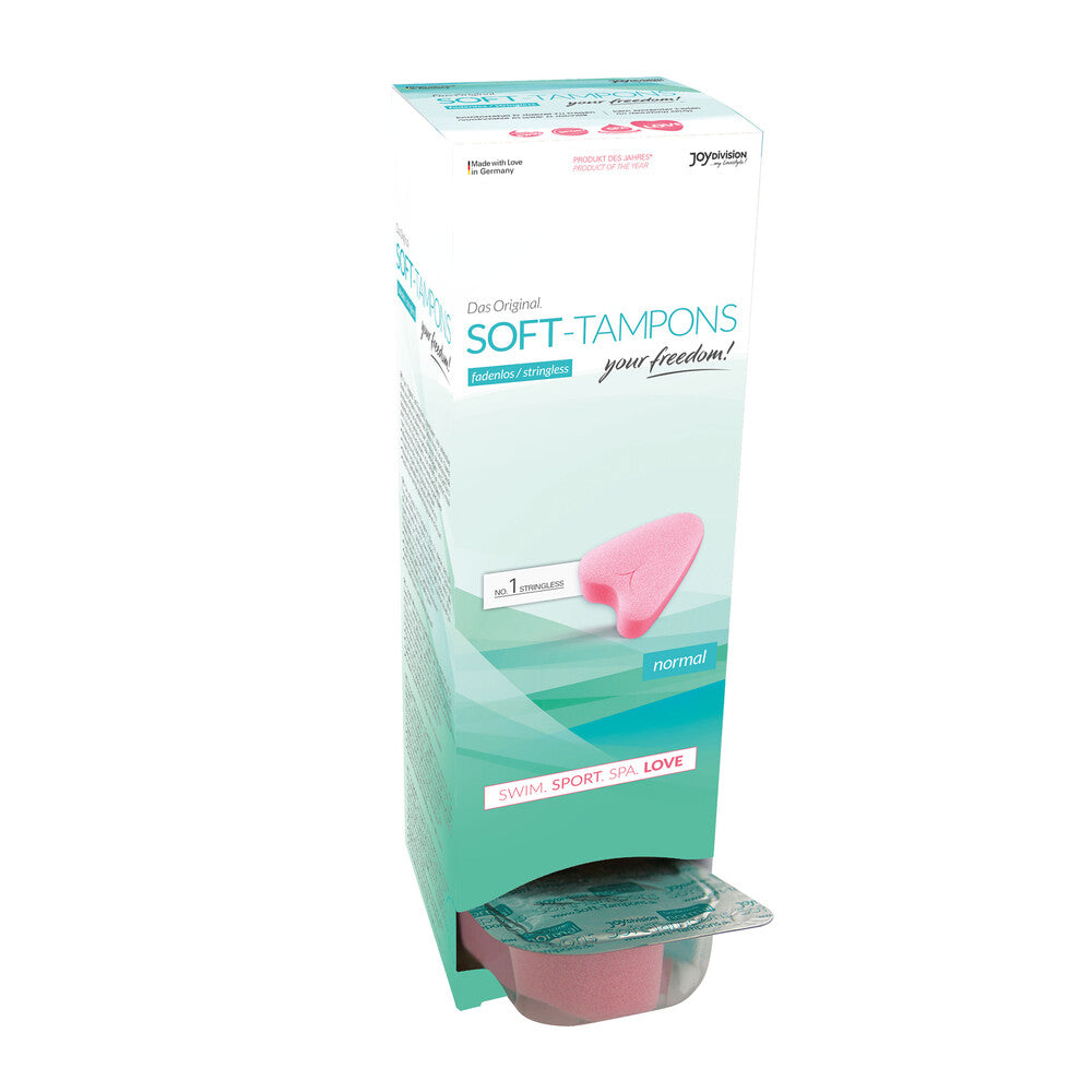 Stringless Original Soft Tampon Normal Absorbency 12 > Essentials > Menstrual Products