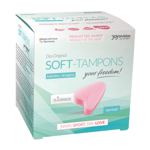 Stringless Original Soft Tampons Normal 3 Pack Discreet Pink Personal Care