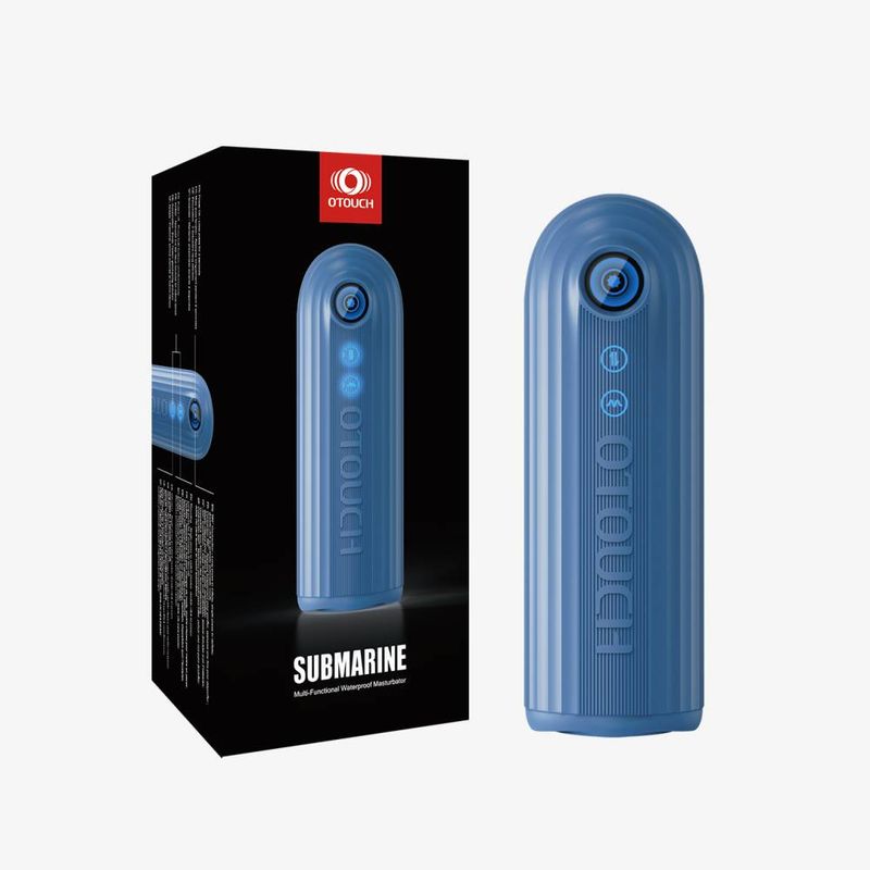 Submarine Submersible Thrusting Contracting Vibrating Masturbator for Men Strokers - Auto