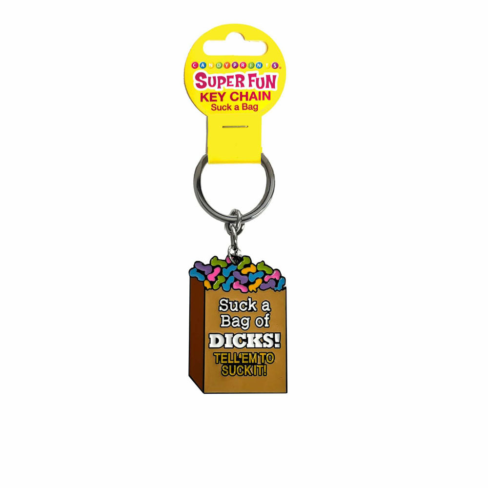 Suck A Bag of Dicks Novelty Keychain > Novelties > Gag Gifts Main image