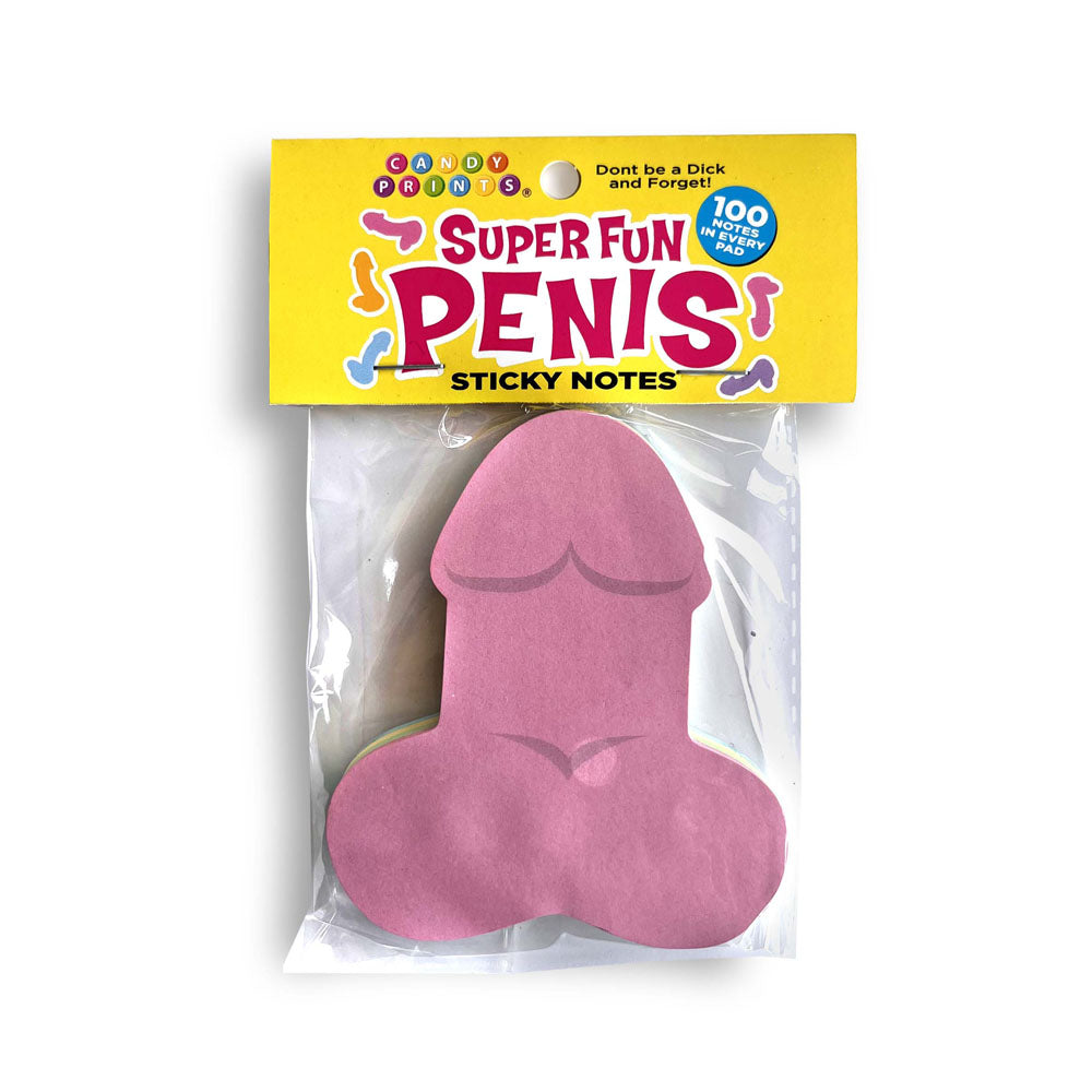Super Fun Penis Sticky Notes Novelty Office Supplies 100 Pack > Novelties > Gag Gifts