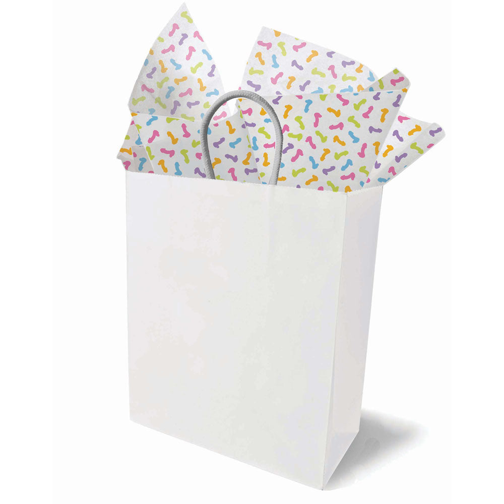 Super Fun Penis Tissue Paper Sheets 6 Pack Novelty Decoration Secondary image