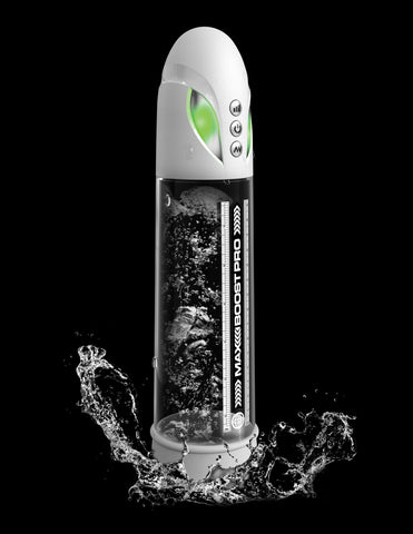 Pump Worx Max Boost Pro Flow Premium Penis Pump White PUMPS Male Electric