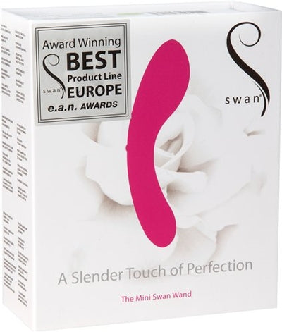Swan The Swan Mini Wand Pink Compact Silicone Waterproof Vibrator Default Title Vibrators
