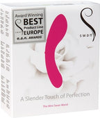 Swan The Swan Mini Wand Pink Compact Silicone Waterproof Vibrator > Vibrators > Standard Vibrators