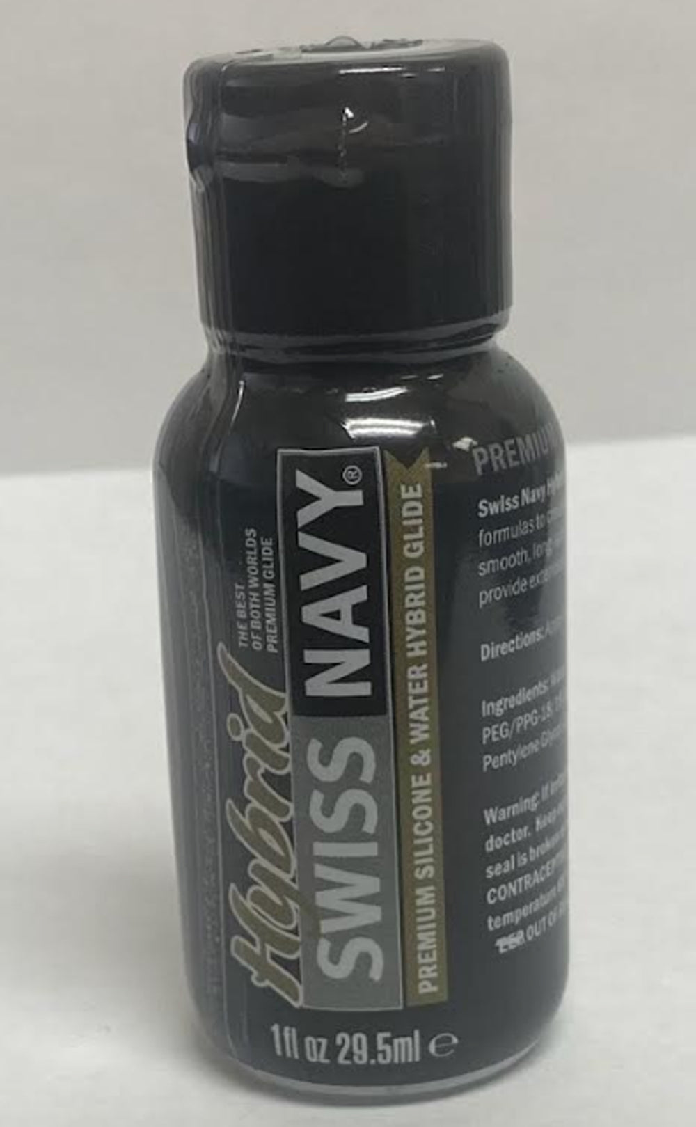 Swiss Navy Hybrid Lubricant 1oz 29.5ml Long Lasting Silicone and Water Based Personal Lubricant > Lube > Hybrid
