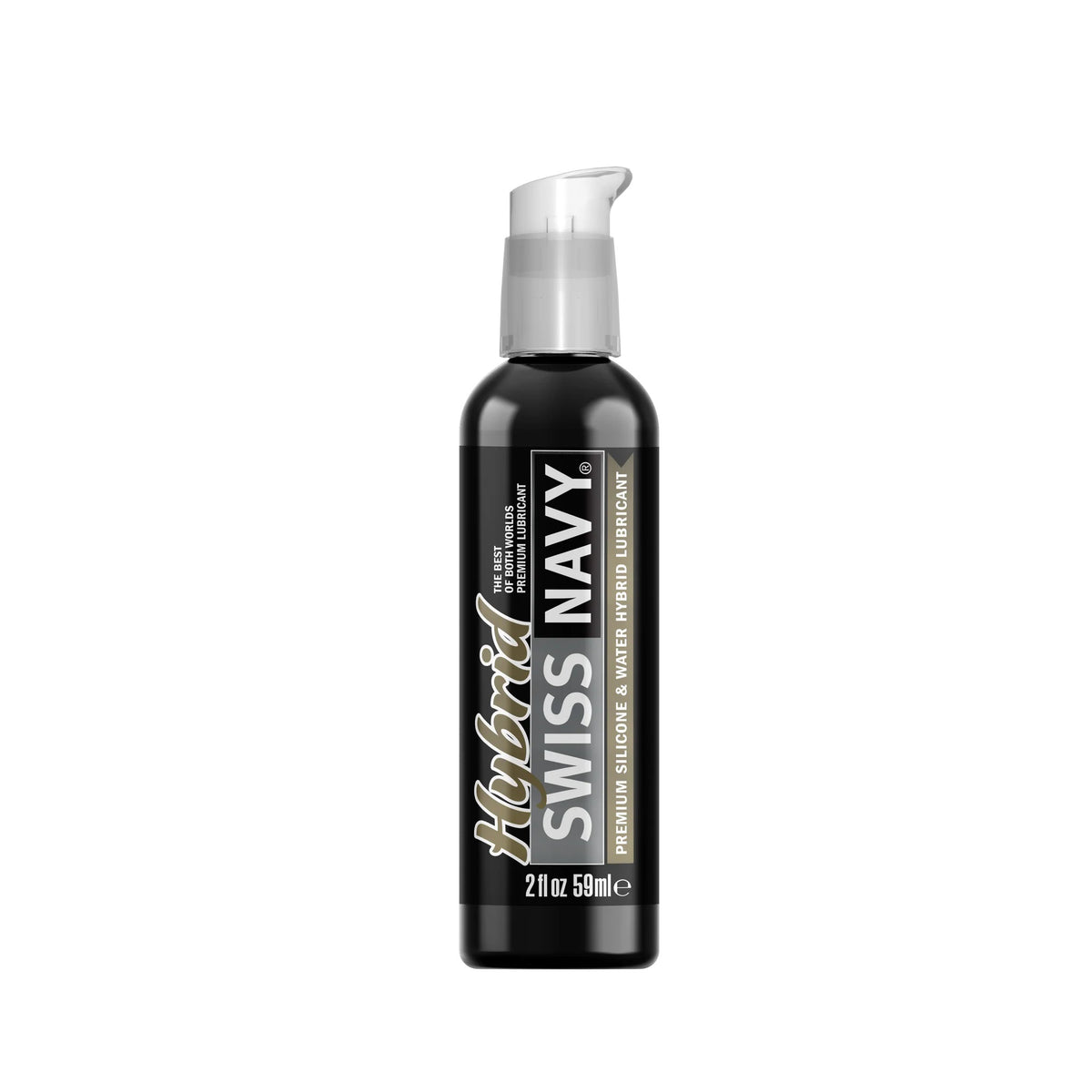 Swiss Navy Hybrid Lubricant 2oz 59ml Premium Formula Water and Silicone-Based Lubricant > Lube > Hybrid