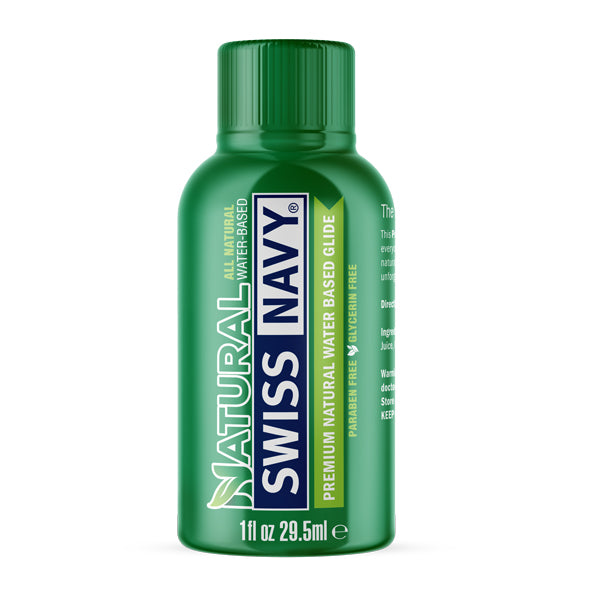 Swiss Navy Natural Personal Lubricant 1oz Water-Based Aloe Scented > Lube > Water Based