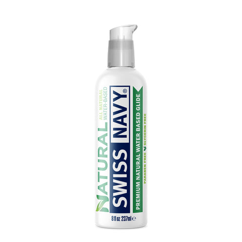 Swiss Navy Natural Premium All Natural Water Based Glide 8oz 237ml Water Based Lube