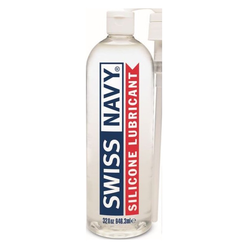 Swiss Navy Silicone Lubricant 32 Ounce 946 ml Silicone Lubricant