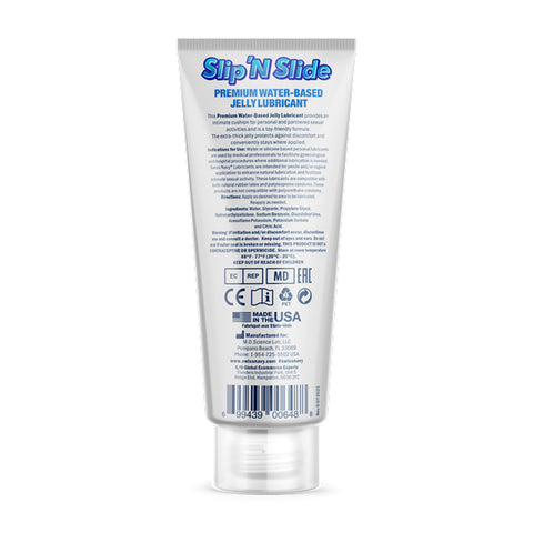 Swiss Navy Slip N Slide Premium Jelly Lubricant 2 fl. oz 59 ml Water Based Lube
