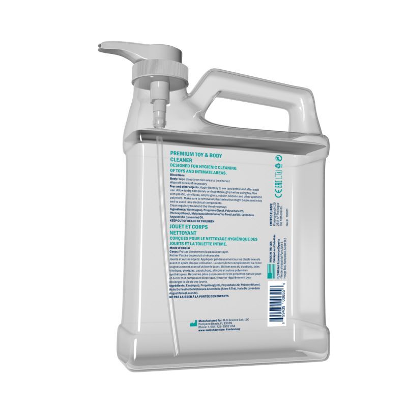 Swiss Navy Toy and Body Cleaner 1 Gallon Natural Tea Tree Oil and Lavender > Essentials > Toy Cleaners