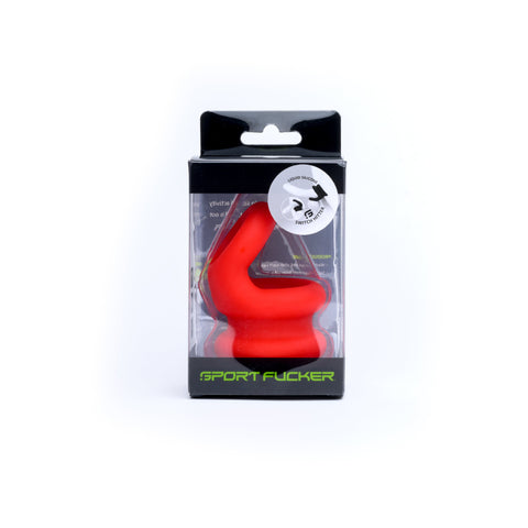Switch Hitter By Sport Fucker Red Silicone Cock Ring 36mm Red COCK RINGS Sling