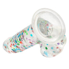 Naughty Bits I Love Dick Heart-Filled Dong 6 Inch Clear with Multicolor Heart Confetti > Dildos > Realistic Dildos