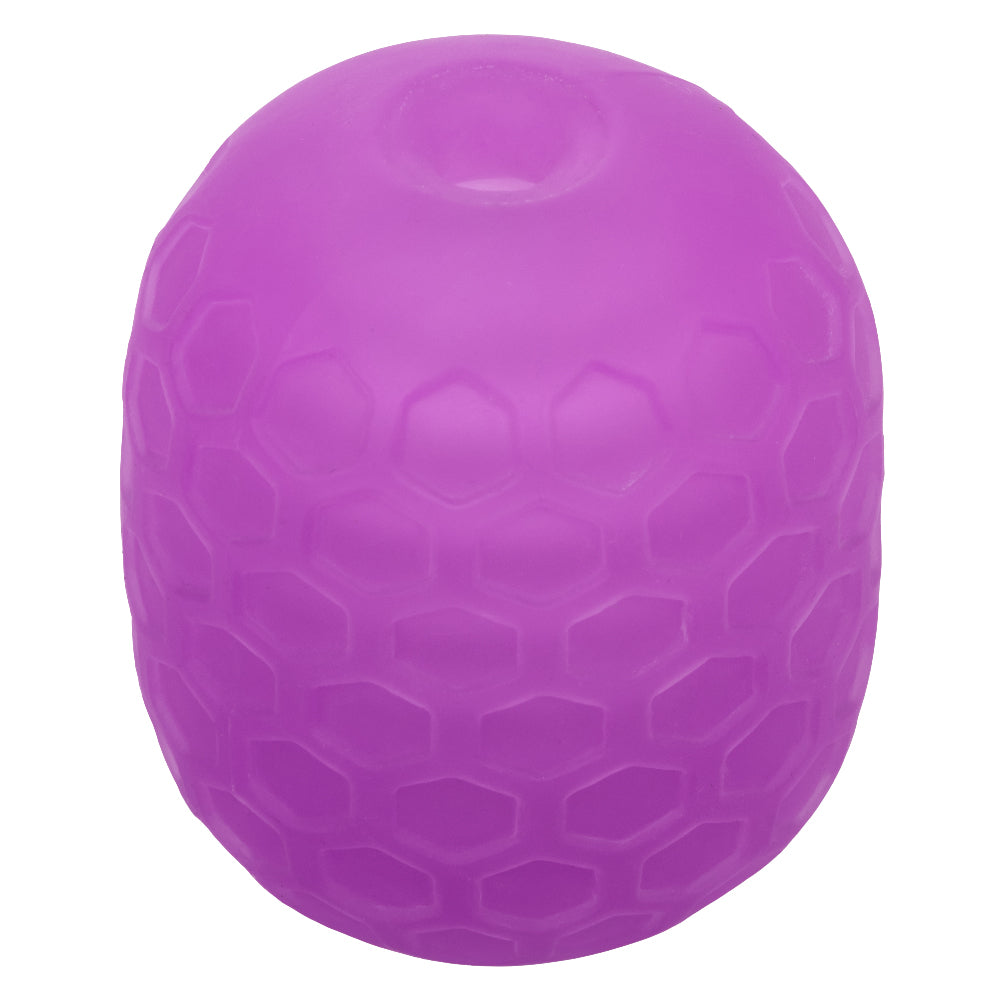 Pop Sock Textured Reversible Masturbator Purple Soft Tight Stretchy Sleeve > Sex Toys For Men > Masturbators Cup
