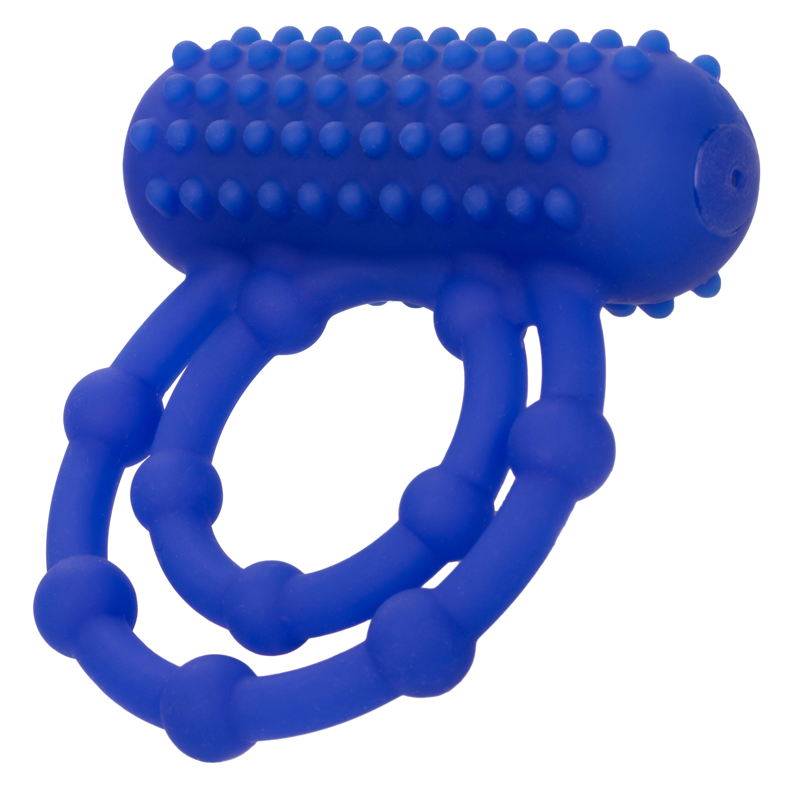 Maximus 10 Bead Rechargeable (Black) – Stretchy Silicone Cock Ring > Cock Ring > Vibrating