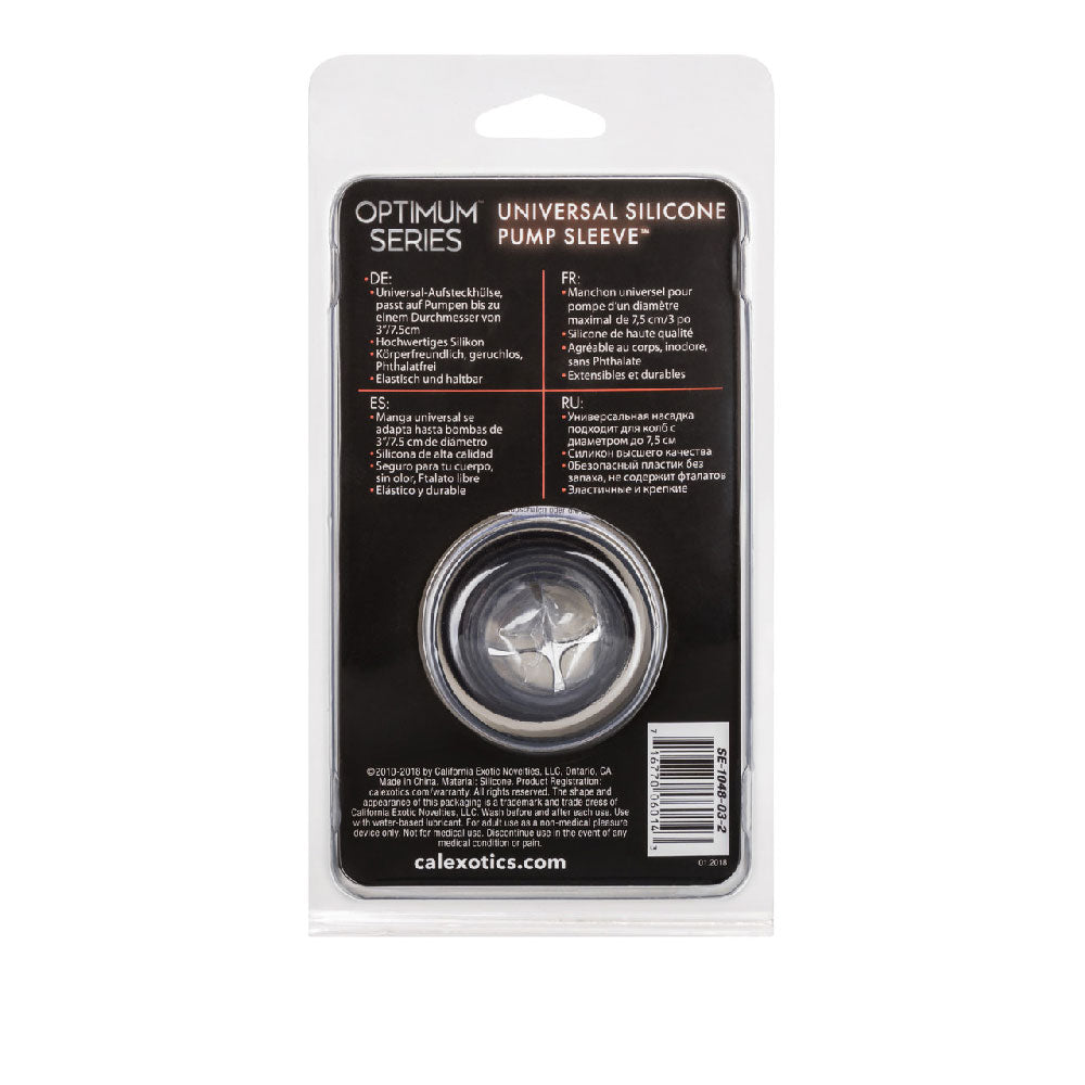 Optimum Series Universal Silicone Pump Sleeve – Fits Up to 3" Diameter - Smoke > Pumps > Pump Accessories