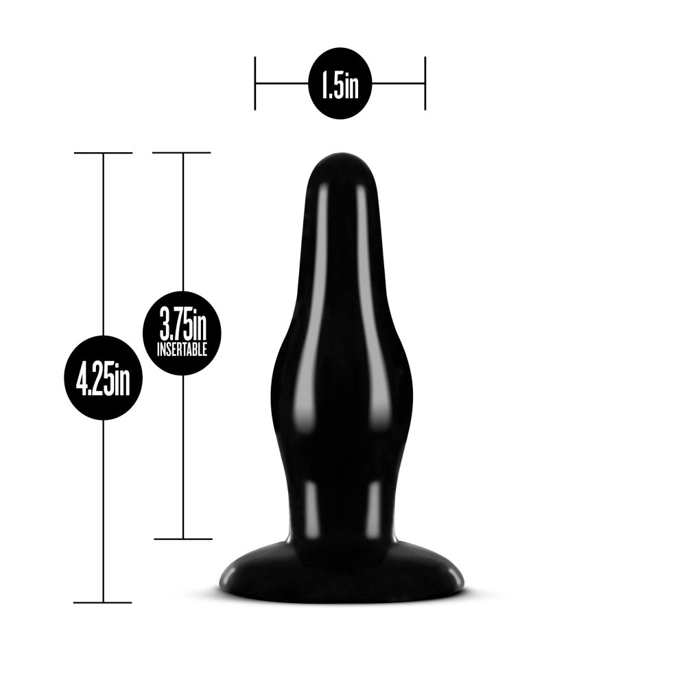 Blush Anal Adventures Pleasure Plug 4.25 Inch – Tapered Design Comfortable Use > Anal Range > Butt Plugs